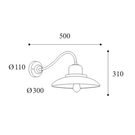 vintage rez falikar lampa mediterran antikolt rez nappali olasz toszkan konyha rusztikus fali vilagitas tengerparti moretti luce.jpg